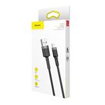 Baseus Cafule Nabíjací/dátový kábel USB na Lightning 1,5A 2 m, sivo-čierny