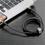 Baseus Cafule Nabíjací/dátový kábel USB na Lightning 2,4A 1 m, zlato-čierny