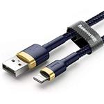 Baseus Cafule Nabíjací/dátový kábel USB na Lightning 2,4A 1 m, zlatomodrý