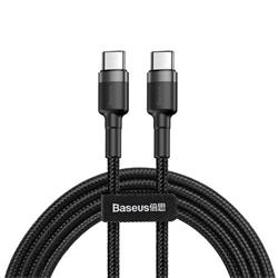 Baseus Cafule Series nabíjecí/datový kabel USB-C na USB-C PD2.0 60W Flash 2m, šedá-černá