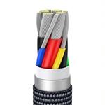 Baseus Crystal Shine Series USB-C / USB-C 100W 2m nabíjací/datový kábel, čierny