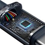 Baseus Crystal Shine Series USB-C / USB-C 100W 2m nabíjací/datový kábel, čierny