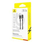 Baseus Dura USB/Lightning 1m 2,4A rýchlonabíjací kábel čierny zlatý