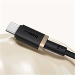 Baseus Dura USB/USB-C rýchlonabíjací kábel 1m 60W čierny zlatý