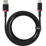 Baseus Dura USB/USB-C rýchlonabíjací kábel 2m 60W čierny červený