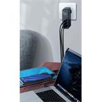 Baseus GaN Mini rychlo nabíjecí adaptér USB + 2x Type-C 120W EU + kabel Xiaobai Type-C/Type-C 100W 1m bílá