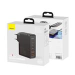 Baseus GaN2 Pro rýchlonabíjací adaptér 2x USB-C 2x USB-A 100W čierny