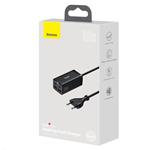Baseus GaN3 Pro stolní rychlonabíjecí adaptér 2x USB-A, 2x USB-C 100W černá