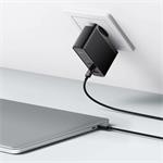 Baseus GaN5 Pro rýchlonabíjací adaptér 2x USB-C + USB-A 140W čierny