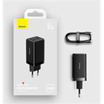 Baseus GaN5 Pro rýchlonabíjací adaptér 2x USB-C + USB-A 65W čierny