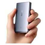 Baseus GaN5 Pro Ultra Slim USB-C/USB-A 65 W nabíjačka sivá
