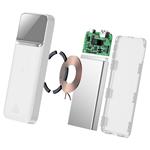 Baseus magnetická bezdrátová Power bank 10000mAh 20W verze 2022, bílá