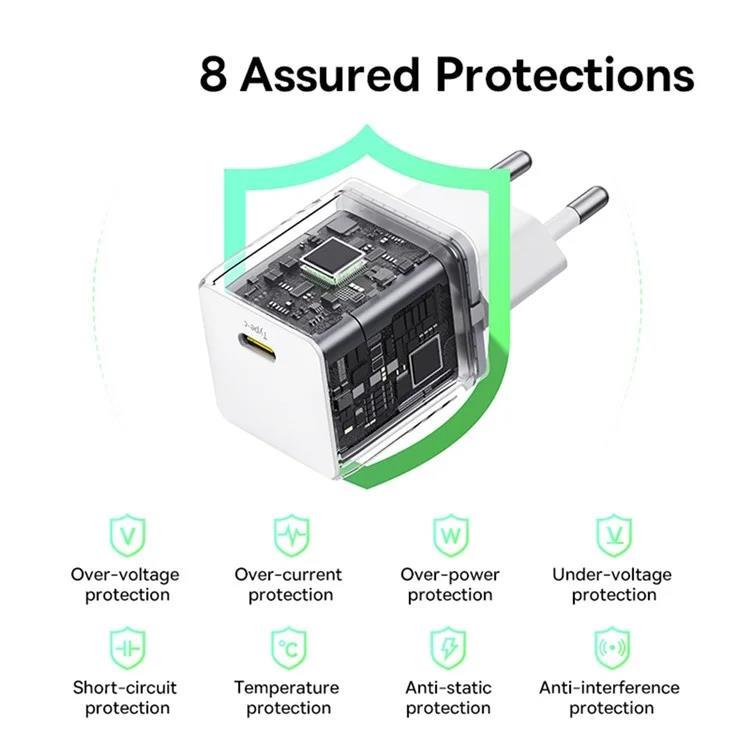 Baseus Palm 20W, 1xUSB-C nabíjačka biela