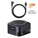 Baseus PicoGo Series Qi2 67W kompatibilná s MagSafe bezdrôtová nabíjačka 2 v 1 čierna