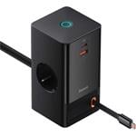 Baseus PowerCombo Digital 65W EU čierna nabíjacia stanica