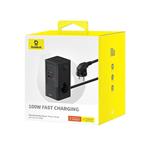 Baseus PowerCombo Tower 100W EU čierna nabíjacia stanica