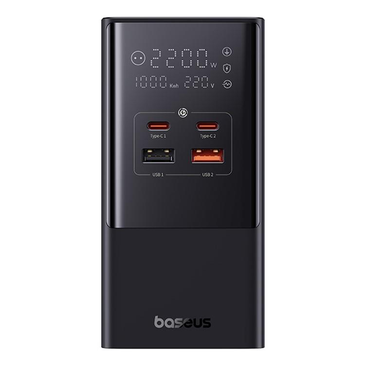 Baseus PowerCombo Tower 100W EU čierna nabíjacia stanica