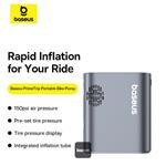 Baseus PrimeTrip Elektrická pumpa na bicykel čierna