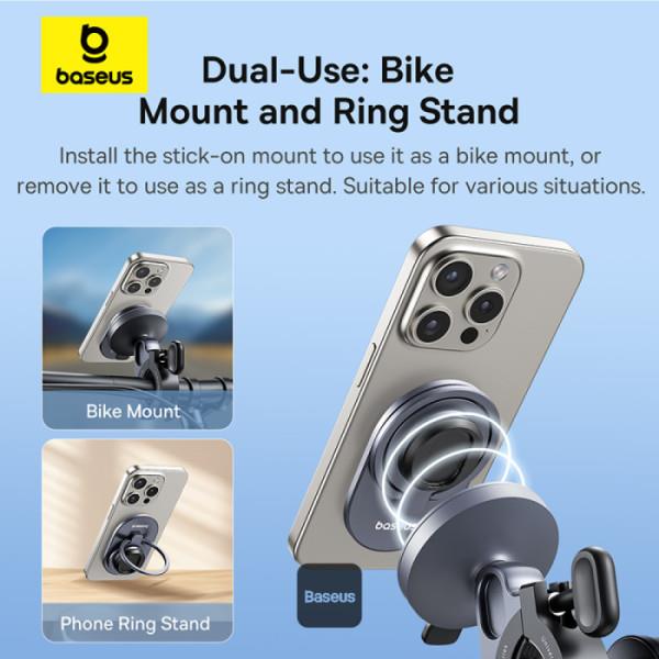 Baseus PrimeTrip Mechanický držiak na bicykel čierny