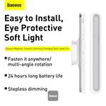 Baseus Pro Nabíjateľná magnetická stolová LED lampa s plynulým stmievaním biela
