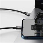 Baseus Rapid Series nabíjecí/datový kabel 3v1 USB-C/ (microUSB + Lightning  PD 20W + USB-C) 1.5m černá