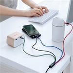 Baseus Rýchlonabíjací/dátový kábel 4v1 2* Lightning USB-C microUSB 3,5A 1,2 m, čierny
