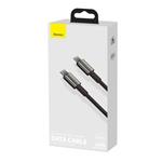 Baseus rychlonabíjecí / datový kabel USB-C na USB-C 100W 2m, černá