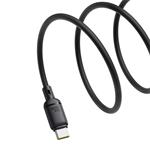Baseus Silky USB-C/USB-C rýchlonabíjací kábel 1m 100W čierny