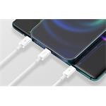 Baseus Superior 3v1 USB/microUSB, Lightning, USB-C 1,5 m 3,5 A biely dátový kábel