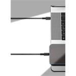 Baseus Tungsten Gold Rýchlonabíjací / dátový kábel USB-C na Lightning PD 20W 1m, čierny