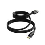 Baseus Tungsten USB/USB-C magnetický nabíjací kábel 1m 100W čierny