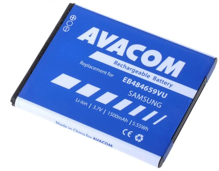 Batérie do mobilu Samsung Li-Ion 3,7V 1500mAh S5820 (náhrada EB484659VU) GSSA-S5820-S1500A
