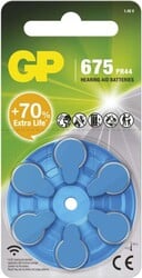 Batérie do načúvacích prístrojov GP ZA675 (PR44), 6 ks