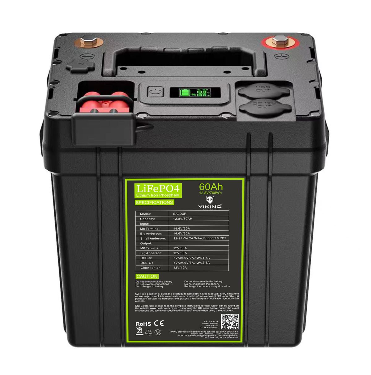 Batériový modul Viking BALDUR 60Ah