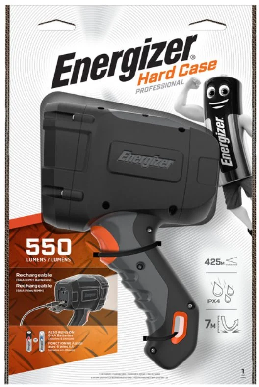 Baterka Energizer - pevné puzdro Professional Spot LED 550lm