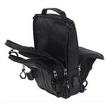 Batoh CANYON CB-1, 29 × 16 × 9 cm, 3,5 l, port USB-A, 3+3 vrecká, 2 vnútorné priečky, odolný voči dažďu, čierny