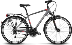 BCC 2018 KROSS 28" TRANS 4 vel.23" - graphite/red/silver matt