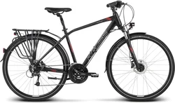 BCC 2018 KROSS 28" TRANS 8 vel.23" - black/burgundy/silver matt