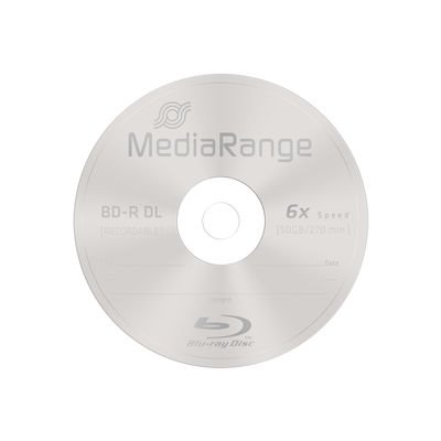 BD-R MediaRange Blu-ray 50GB 6x (25pack) MR508