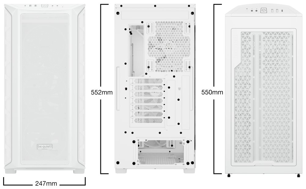 Be quiet! SHADOW BASE 800FX White