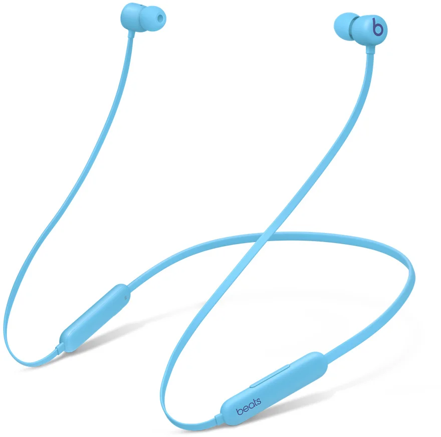 Beats Flex - Celodenné bezdrôtové slúchadlá - plamenná modrá