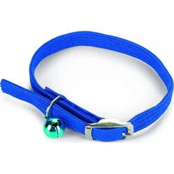 Beeztees Obojek pro kočky nylonový modrý 6-29cm x 10mm