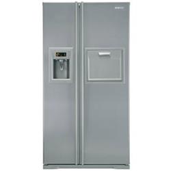 BEKO Americká chladnička  GNE 45730 FX, stříbrná + nerez dveře, No Frost, 383/152, A, bar, výroba ledu