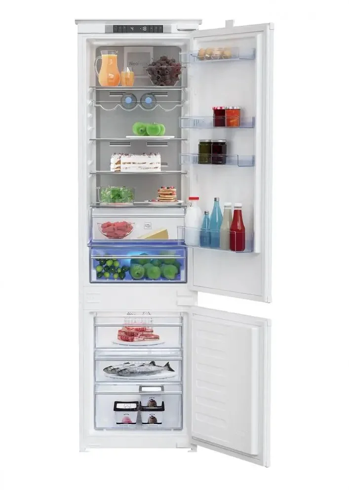 Beko BCNA306E4SN Vestavná kombinovaná lednička, 215/69 litrů