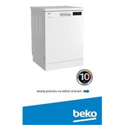 Beko DFN 26421 W Záruka 10 let na motor, více informací www.tsbohemia.cz/beko_motor10 - Myčky