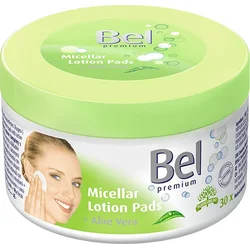 Bel Premium vlhčené odličovacie tampóny s micelárnou vodou a aloe vera 30 ks