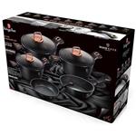 BerlingerHaus 10-dielna súprava riadu s mramorovým povrchom Black Rose Collection