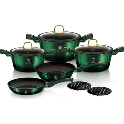 BerlingerHaus 10-dielna súprava riadu s titánovým povrchom Emerald Collection