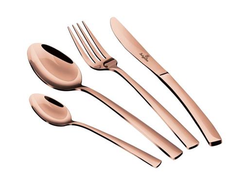BerlingerHaus 24dílná sada příborů Rosegold Metallic Line, nerez mirror 