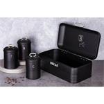 BerlingerHaus Chlebovka a dóza na potraviny sada 4 ks Black Silver Collection